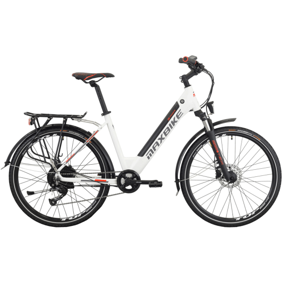CIVITA 26 inch Damesfiets Wit-rood CIVITA 26 inch Damesfiets Wit-rood